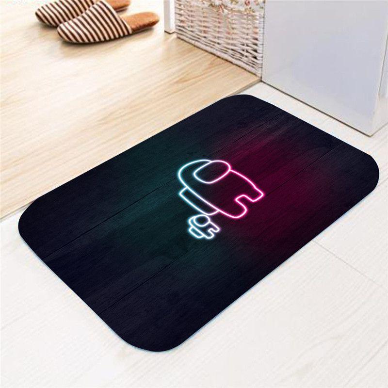 Mat Game Flannel Home Bath Bathroom Nonslip Carpet Rug Floor Decor
