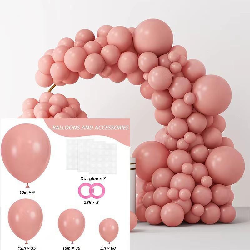 Conjunto de Balões Macarons Matte e Metálicos para Decorações de Festa de Aniversário Multicena