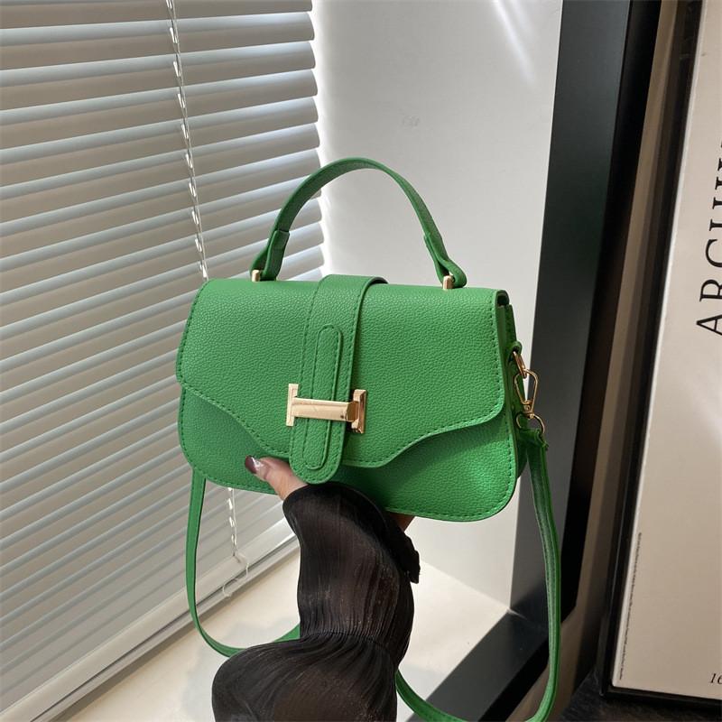 Vintage Chic Stylish Pu Small Square Tote Bag For Casual Everyday Use In Khaki Color