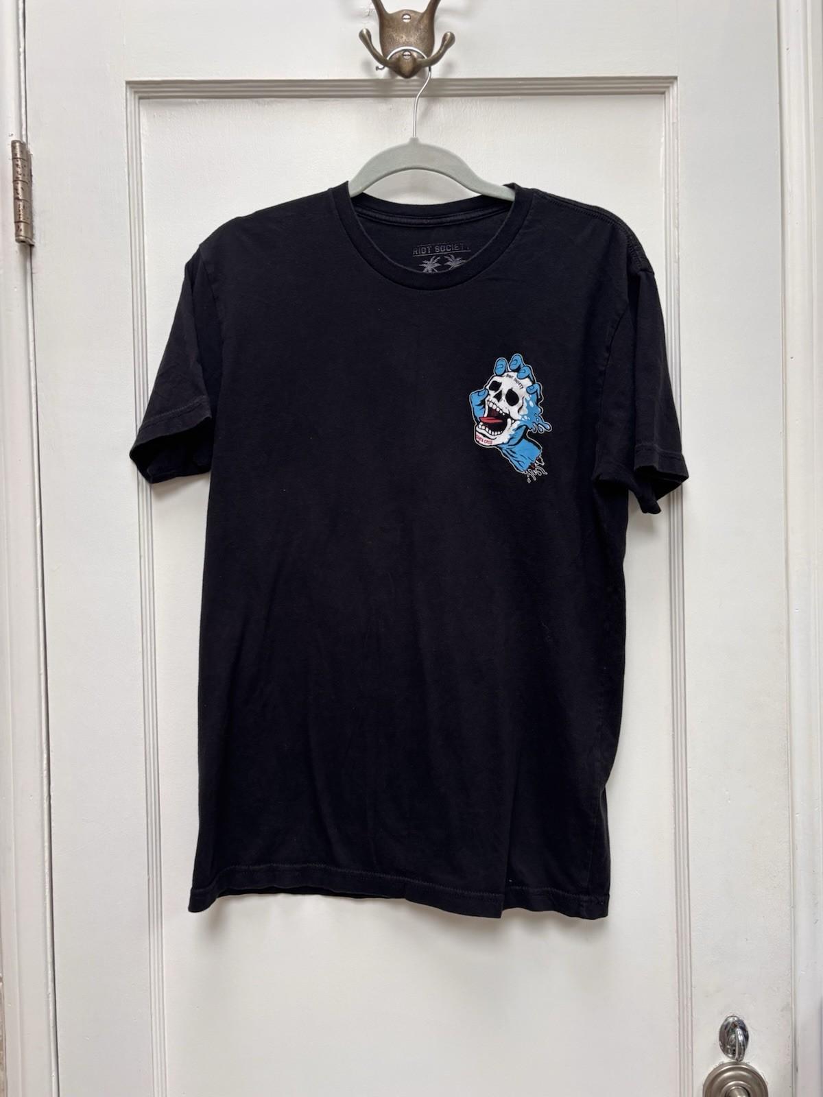 Riot Society Skull Tee T Shirt Medium S