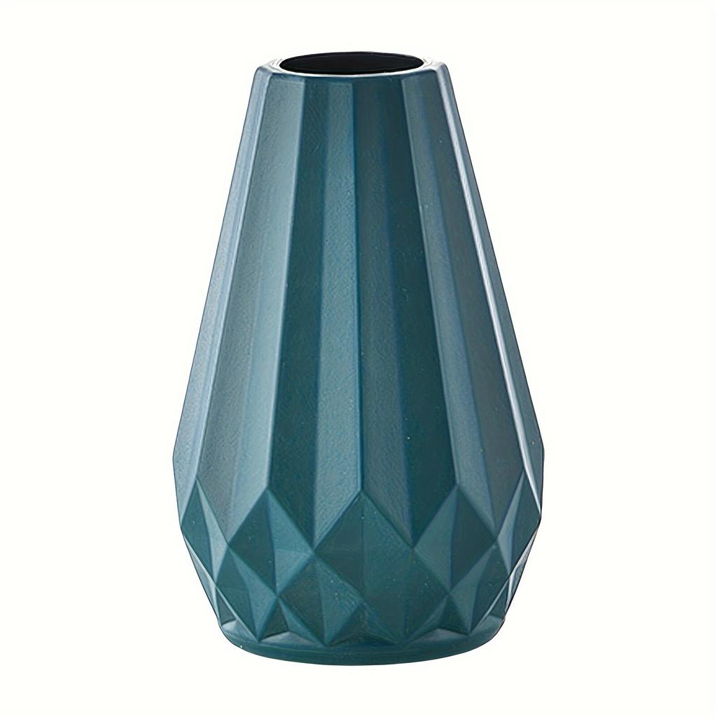 Plastic Vase Home for Decoration Imitation Ceramic Flower Pot Plants Basket Nordic Wedding Decorative Dining Table Bedroom Vase