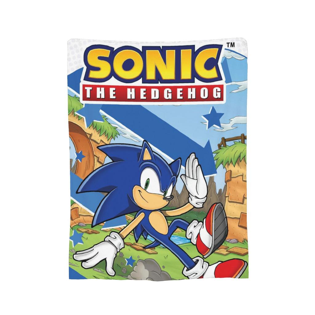 Shadow The Hedgehog Blankets Fleece Print   Multifunction Lightweight Throw Blanket for Sofa Outdoor Bedspreads