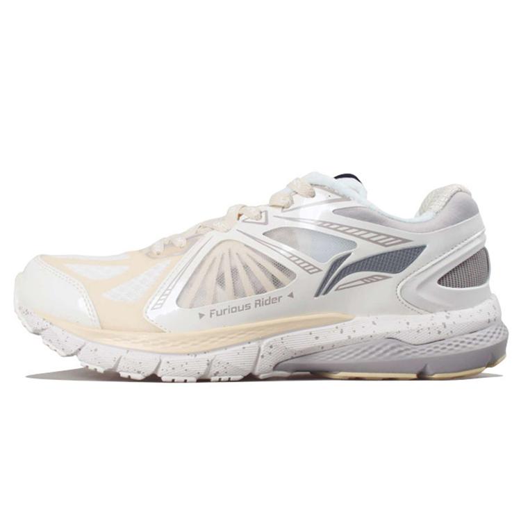 

LiNing Furious Rider 3 Cushioned Anti Slip Wear Resistant Breathable Lightweight Low Top Running Shoes Women s Ecru 37.5