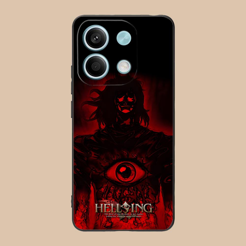 Anime Alucard Hellsing Phone Case for POCO M7 M6 M5 M4 M3 X7 X6 X5 X4 X3 Pro GT 5G Colorful Printing Cover Cover Luxury
