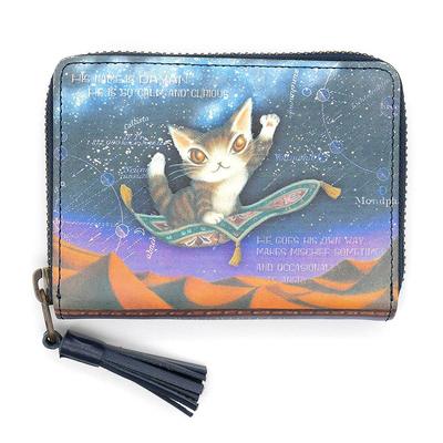 Dayan Genuine Leather Flying Carpet Round Purse [Wachifield]