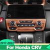 For Honda CRV CR-V 5th 2017 2018 2019 2020 2021 2022 ABS Car Air Conditioning Control Knob Panel Trim Cover Interior Accessories