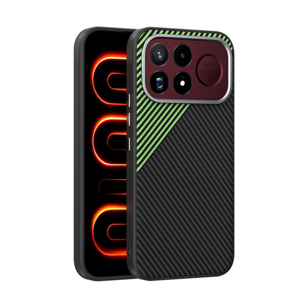 Kevlar Carbon Fiber Texture Magnetic Phone Case for Xiaomi Poco F9 Ultra F8 Pro K100 Pro MAX Hard Shockproof Anti Scratch Protective Cover