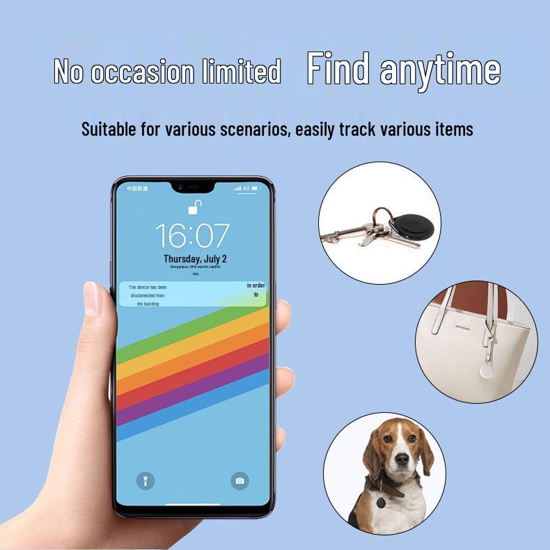 Apple-Compatible Smart Tracker for Pets, Children, and Elderly - Anti-Lost Device