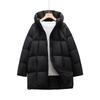 Winter Womens Fashion Hooded Long Sleeves Coat Thickened Warm Korean Style Down Jacket