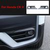Carbon Fiber 2X Front Fog Lamp Light Cover Trim For Honda CR-V CRV 2020-2022