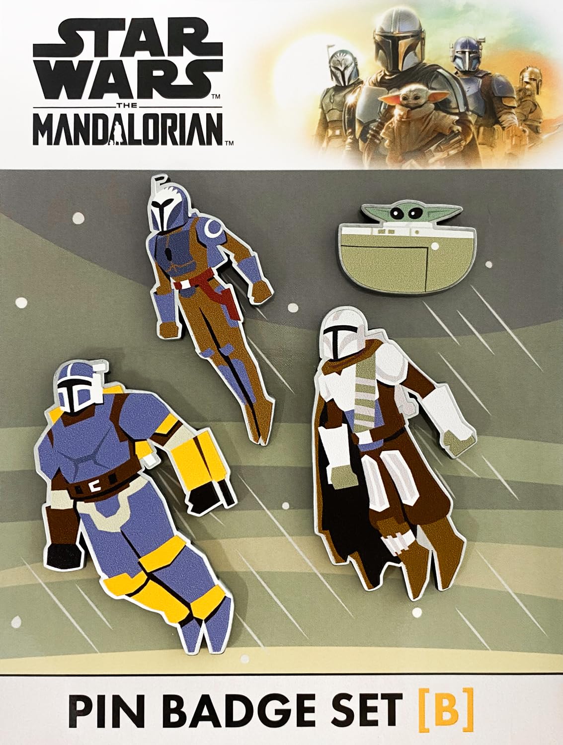 

STAR WARS The Mandalorian Pin Badge Set B IBA330
