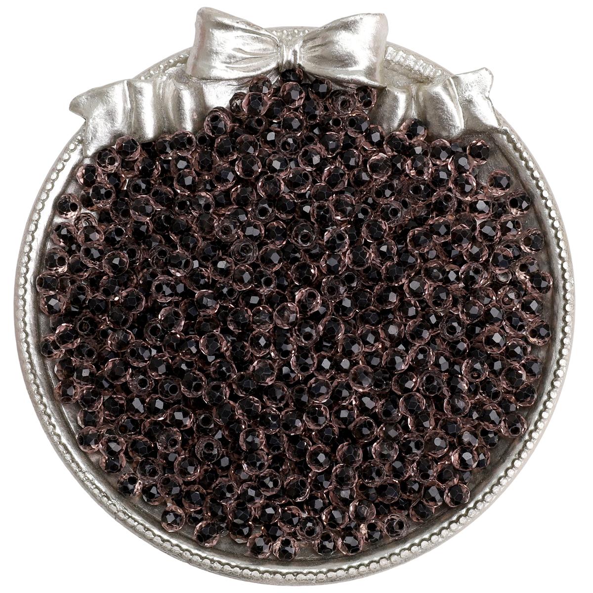 

120 шт. стеклянные бусины, чешские бусины, бусины-разделители с двойным окрашиванием для изготовления ювелирных изделий, аксессуары чёрный