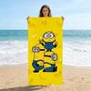 Big-eyed Cute Creature Bananamaster Beach Towel Quick-drying Suitable for Beach Vacation Pool Gym Cute Gift for Friends Families