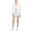 Nike Impossibly Light Solid Logo Embroidered Pocket Zip-Up Hooded Jacket Women Jackets White DJ8516-100
