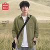 MINISO Men's Casual Loose Fit Long Sleeve Shirt