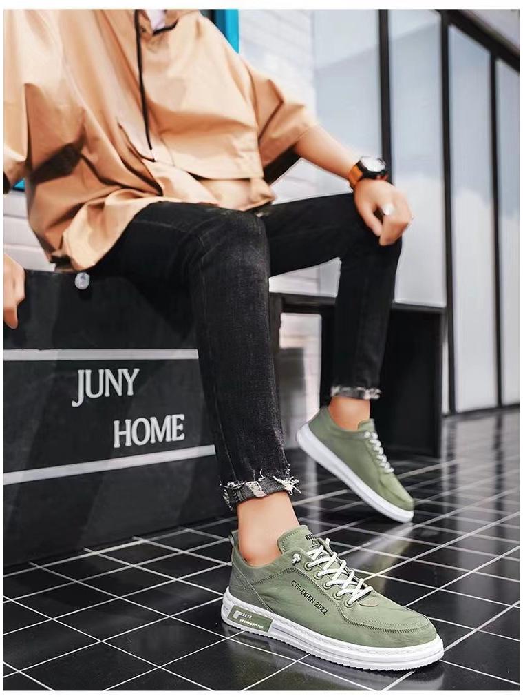 Herren Low-Top Atmungsaktive Canvas Skate Schuhe - Herbstkollektion 2023