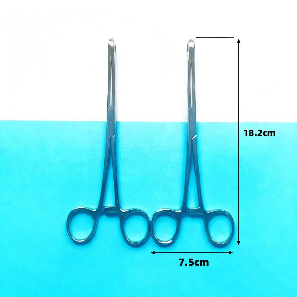 Stainless Steel Professional Piercing Pliers - Precision Tool with Round and Needle Nose Design