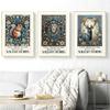 Exhibition Poster William Morri Lion Fox Rabbit Owl Deer Canvas Print Painting Botanical Art Wall Pictures For Living Room Decor