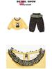Spring 2025 Girls' Cartoon Sweatshirt & Pants Set - Casual Two-Piece for Baby Girls