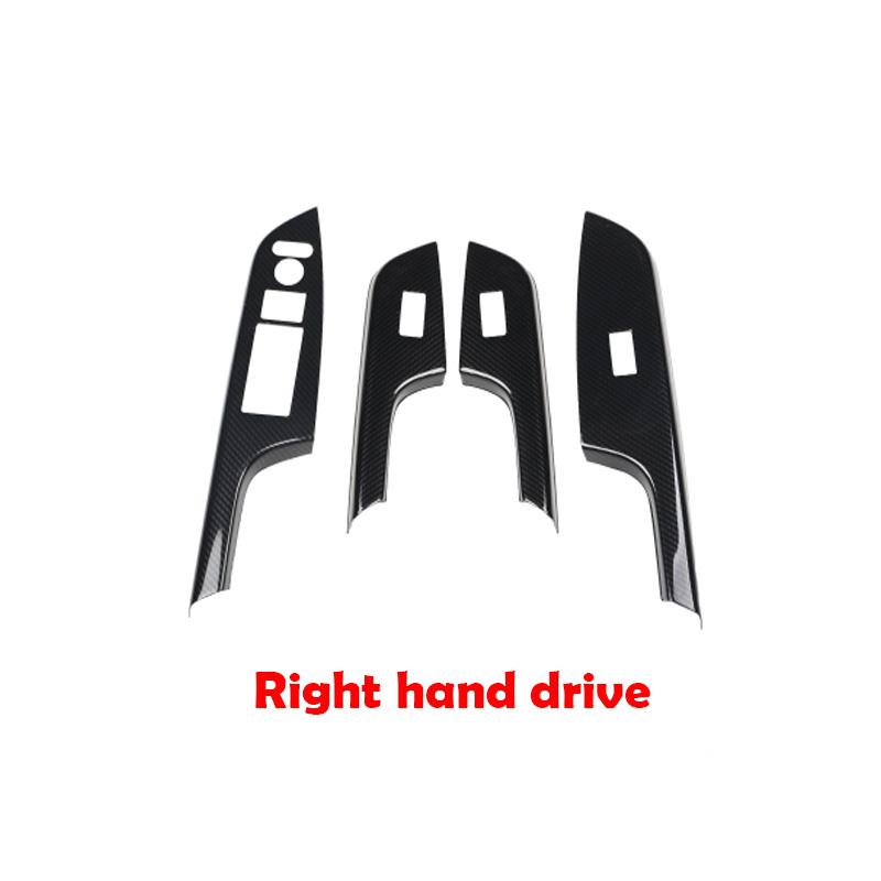 RHD For Honda CRV CR-V 2012 - 2016 Carbon Car Armrest Window Glass Lift Switch Water Cup Gear Shift Air Conditioner Vent Frame