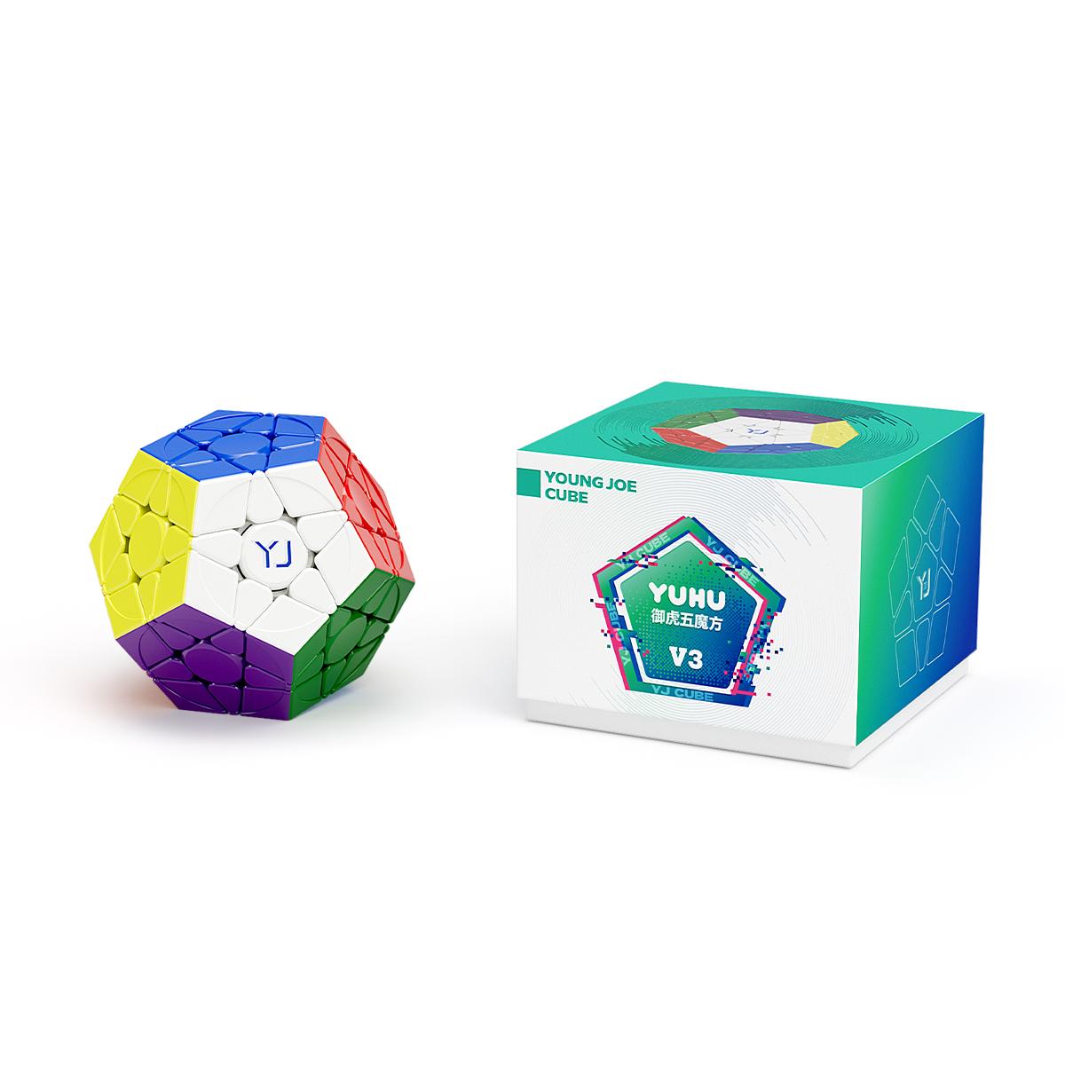 Yuhu Megaminx V3M Maglev Enhanced Magnetic Magic Cube Stickerless Yongjun Yuhu V3M Cubo Magico Puzzle