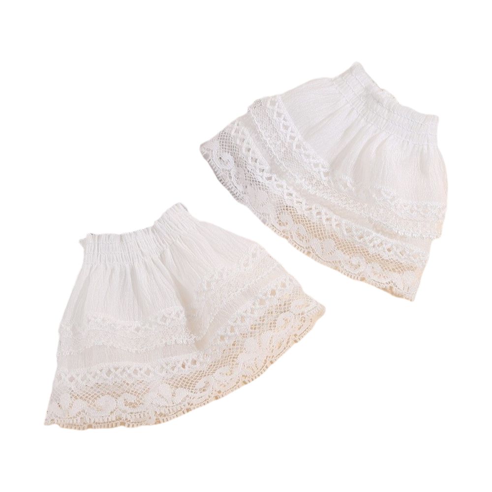 Detachable Fake Cuff Multilayer Ruffle Lace Cuff False Sleeve Cuffs  Women's Clothing Accessories