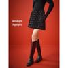 Women's Retro Sequin Velvet Mid-Length Skirt