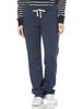 Amazon Essentials Women's Straight-Leg Drawstring Fleece Sweatpants, Heather Navy, Size L