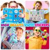 50PCS American Style Soccer Stickers, Kids Soccer Decals for Laptop, Water Bottle & Decoration
