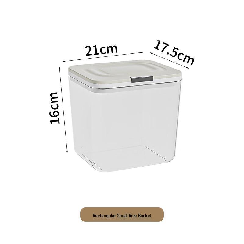 ZISIZ 8L Sealed Rice & Grain Storage Bin
