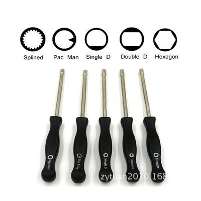 Lot de 10 tournevis de réglage de carburateur à têtes multiples pour clé de réglage de boulon de voiture