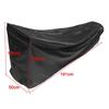 210D Outdoor Lawn Mower Cover Polyester Oxford Cloth Waterproof UV Protection Universal With Drawstring Black