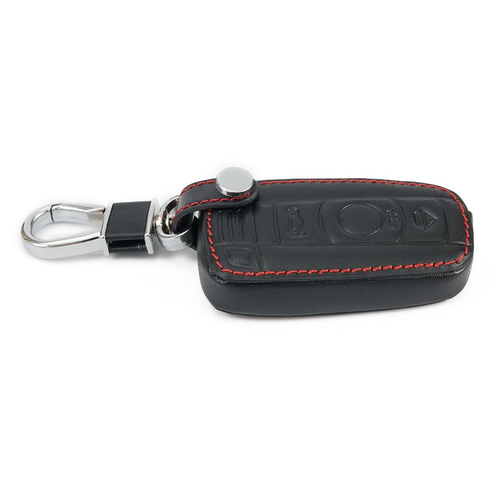 Auto Car Key Cover Trim Protector Black Adjustable For BMW E90 E60 E70 E87
