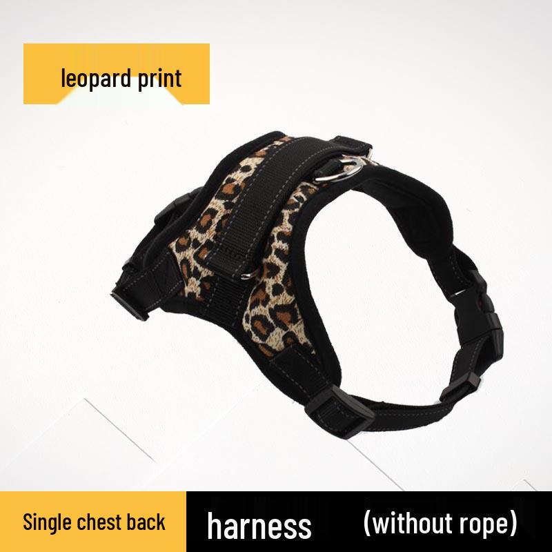Reflective Rope Dog Leash & Harness for Small, Medium, Large Breeds