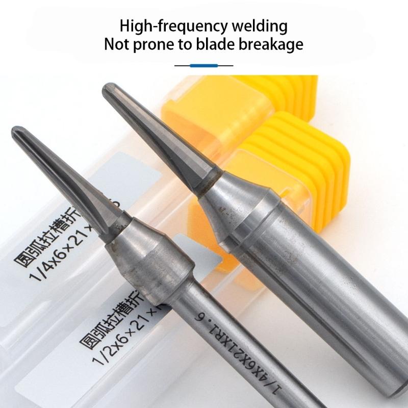Precisions Alloy Engraving Router Bit Single Flute for Woodworking Carving Grooving Mortising Task