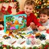 Christmas Countdown Calendar 24 Days Toy Advent Dinosaur Cars For Kids Christmas Play Collection Learning Party