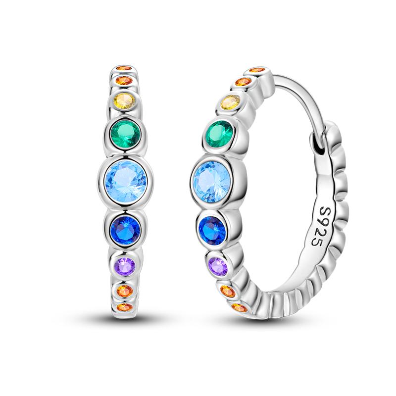 Creolen Ohrringe Kupfer Damenohrringe Original Pendientes Mond Stern Kleeblatt Modeschmuck Geschenk