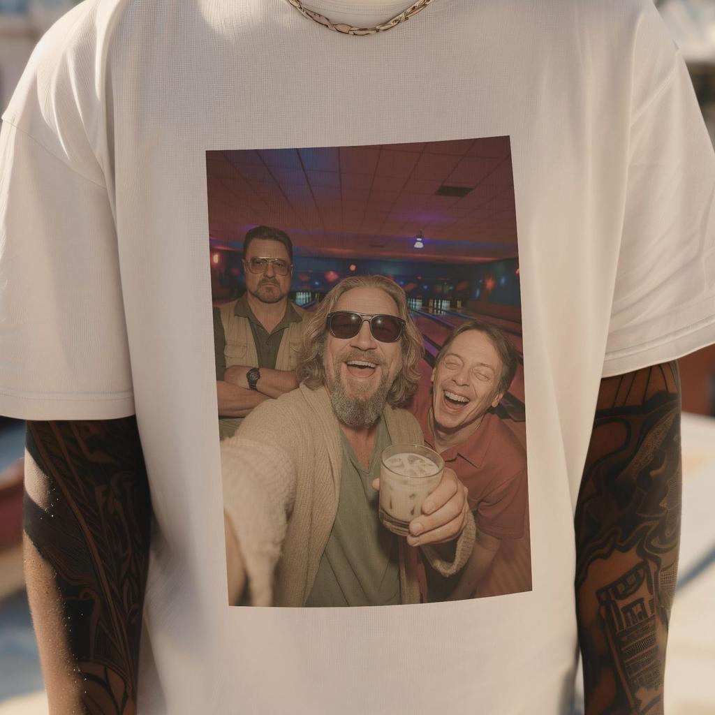 Big Lebowski Shirt: Bowling Alley Selfie, Cult Comedy Tee