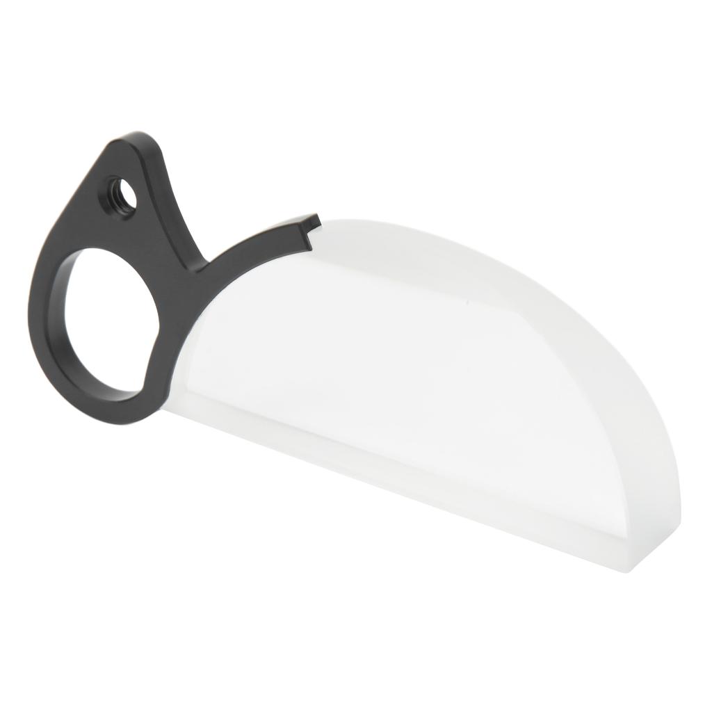 80mm Camera Lens Prism Optical Glass Handheld Special Effect Filter Half Moon Photography Accessories