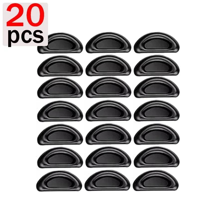 10/60pcs Silicone Adhesive Nose Pads for Glasses Non-slip Transparent Eyewear Replacement Accessories