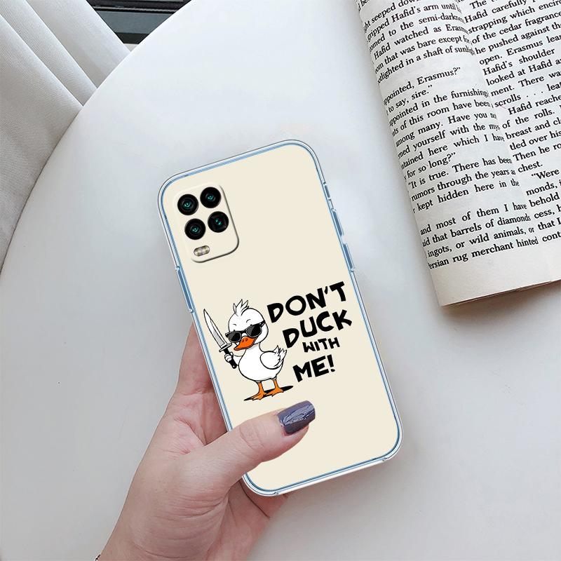 DUCK Cartoon Phone Case for Motorola Moto G10 G20 G30 G31 G32 G34 G35 G41 G42 G50 G51 G52 G55 G60 G60S G62 G71 G72 G75