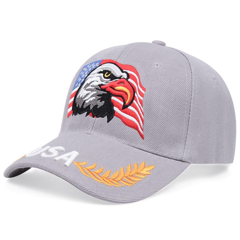 Flag USA Eagle Baseball Cap Embroidery Casual Breathable Sports Hat Outdoor Sunscreen Dad Hats For Women Men