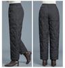 Chic High-Waisted Goose Down Winter Pants for Middle-Aged Women