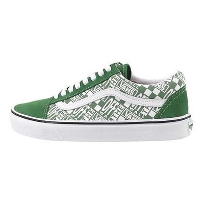 Old Skool Off The Wall - Green Unisex Sneakers True-White VN0A3WKT4QC