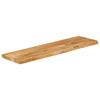 VidaXL Tabletop with Live Edge 100x20x2.5cm Solid Mango Wood 370420