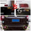 Front Rear Fog Lights Lamps Ring Cover Trim For Toyota Land Cruiser Prado FJ150 2014 - 2017 ABS Chrome Accessories Interior Kit
