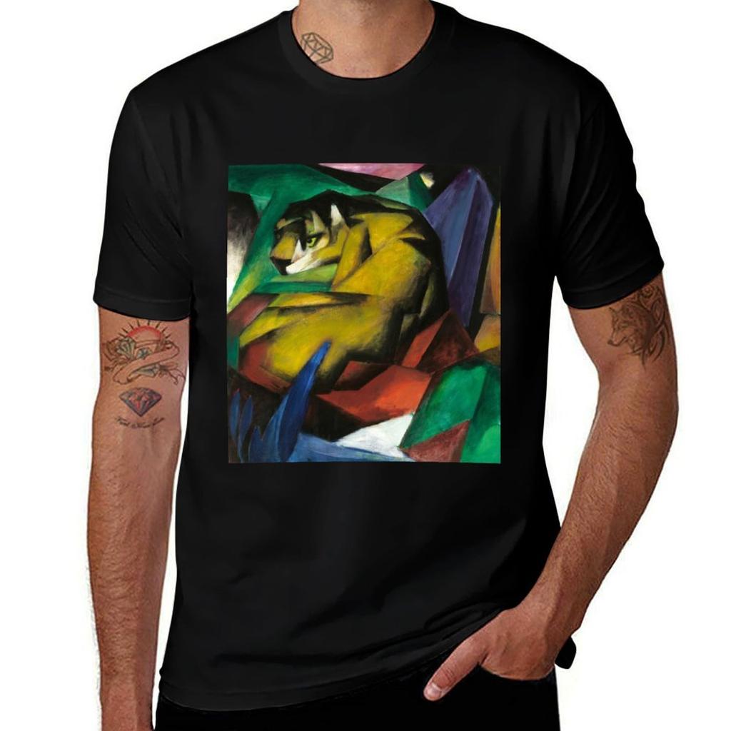 Franz Marc The Tiger Tshirt Lightweight Print Tshirt