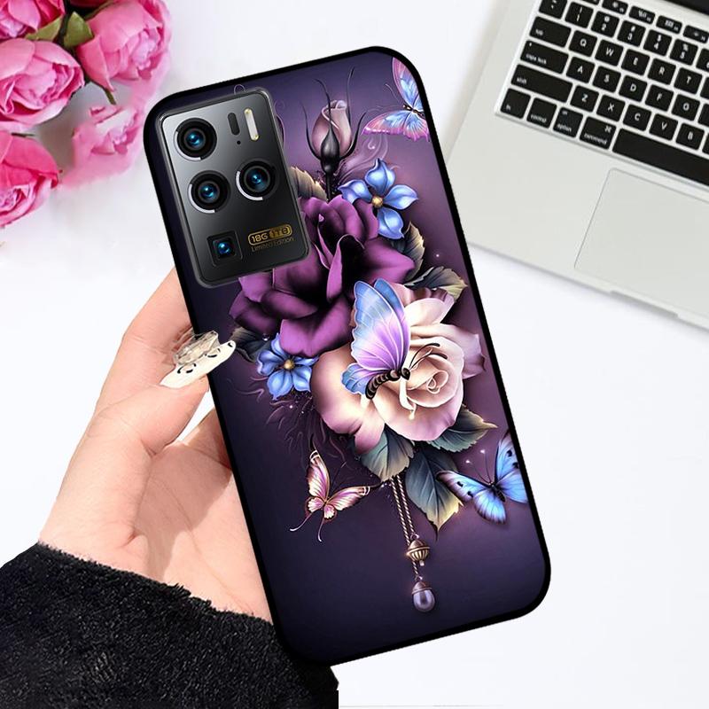 

Для ZTE Axon 30 Ultra 5G Чохол Axon30 Pro+ Ударостійкий Силіконовий Чохол для Телефона Для ZTE Axon 30 Pro 5G Coque 30S Кольоровий Бампер з Малюнком For Axon 30S 5G
