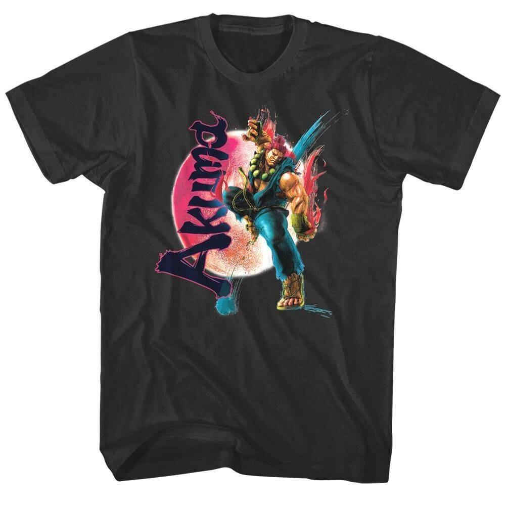 Street Fighter Akuma Rising Sun Men T Shirt XXXL