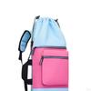 Skateboard Backpack Drawstring Closure Multifunctional Lightweight Longboard Carry Bag Organizer for